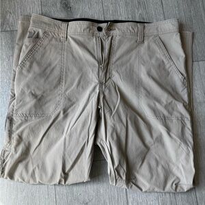 Wrangler Men's Khaki Flat Front Jeans